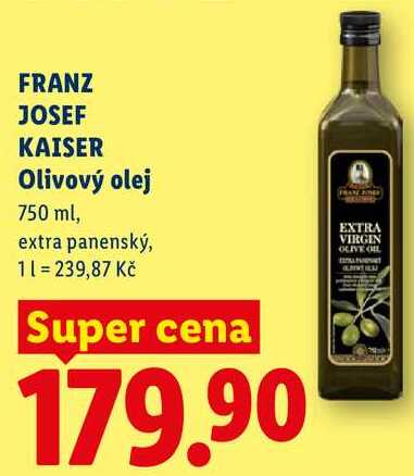 FRANZ JOSEF KAISER Olivový olej, 750 ml