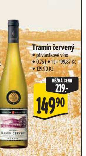 Tramín červený 0,75 l