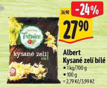 Albert Kysané zelí bílé, 1 kg/700 g 