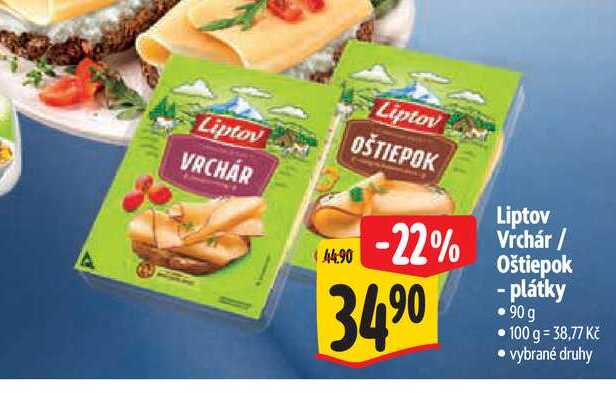 Liptov Vrchár štiepok - plátky 90 g