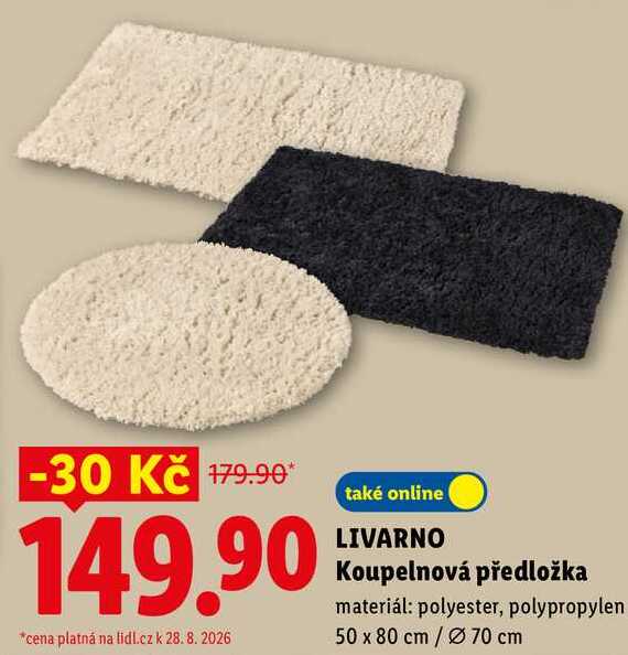 LIVARNO Koupelnová předložka