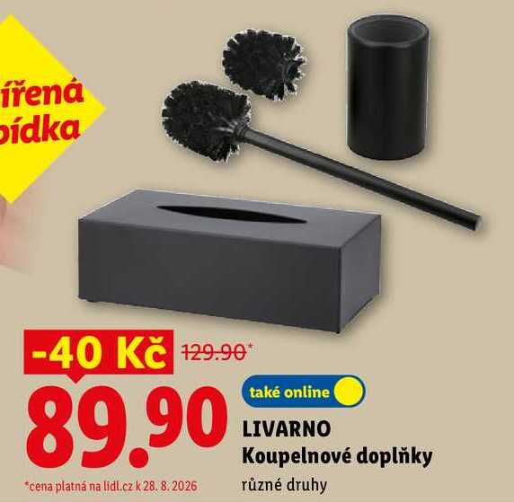 LIVARNO Koupelnové doplňky 