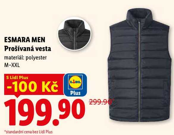 ESMARA MEN Prošívaná vesta