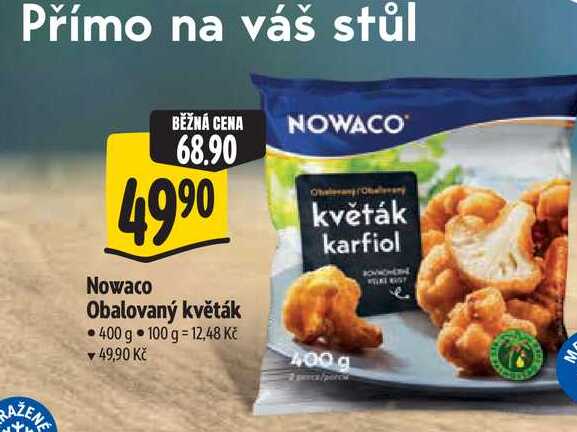 Nowaco Obalovaný květák 400 g