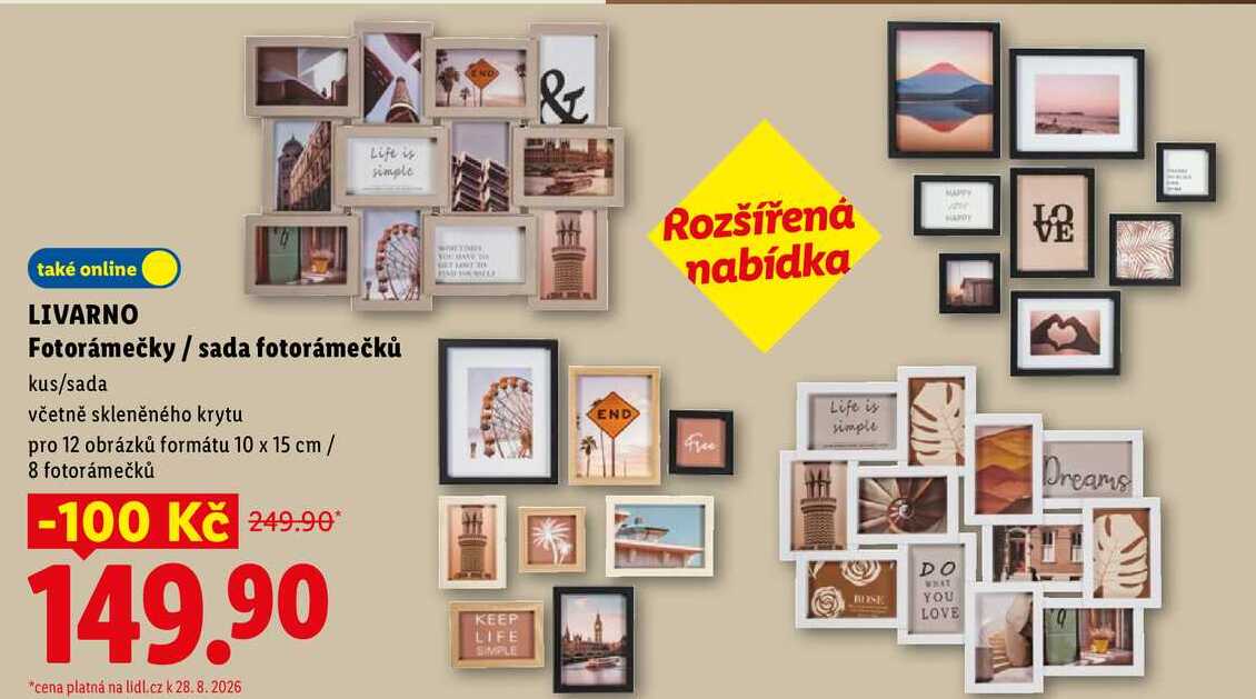 LIVARNO Fotorámečky/sada fotorámečků
