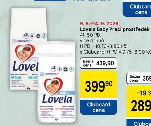 Lovela Baby Prací prostředek, 41-50 PD, více druhů   