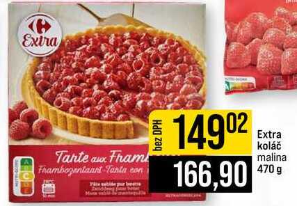 Extra koláč malina 470 g