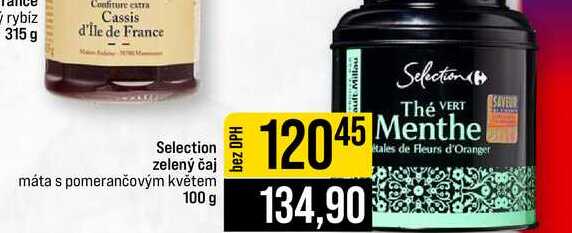 Selection zelený čaj máta s pomerančovým květem 100 g