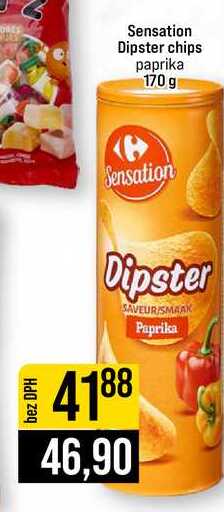 Sensation Dipster chips paprika 170 g