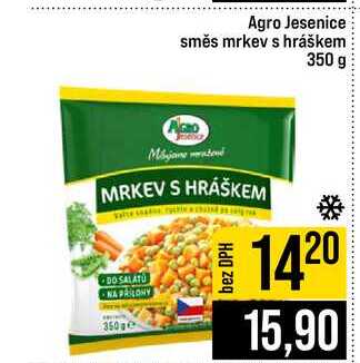 Agro Jesenice směs mrkev s hráškem 350 g 