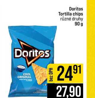 Doritos Tortilla chips různé druhy 90 g