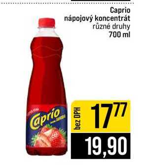 Caprio nápojový koncentrát různé druhy 700 ml