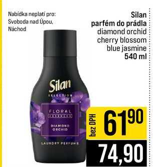 Silan parfém do prádla diamond orchid cherry blossom blue jasmine 540 ml JIP