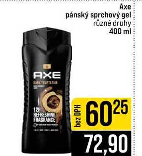 Axe pánský sprchový gel různé druhy 400 ml