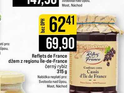 Reflets de France džem z regionu Île-de-France černý rybíz 315 g
