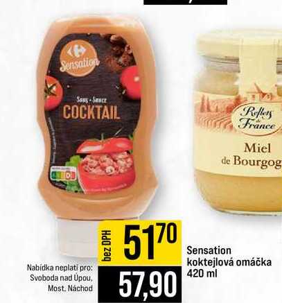 Sensation koktejlová omáčka 420 ml 
