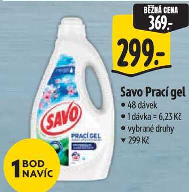 Savo Prací gel, 48 dávek Albert