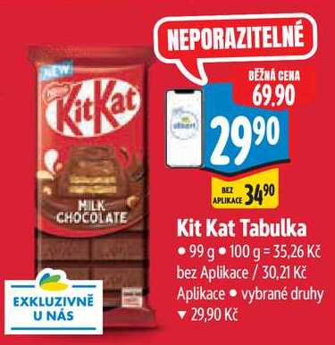 Kit Kat Tabulka, 99 g 