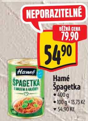 Hamé Špagetka, 400 g