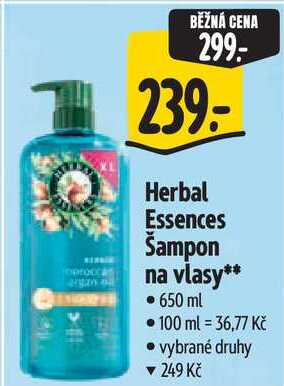 Herbal Essences Sampon na vlasy, 650 ml Albert
