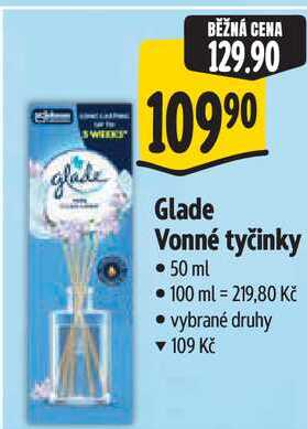 Glade Vonné tyčinky, 50 ml Albert