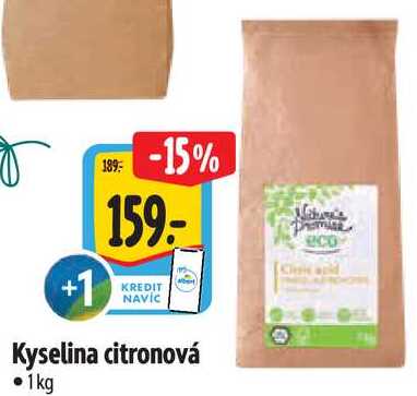 Kyselina citronová, 1 kg