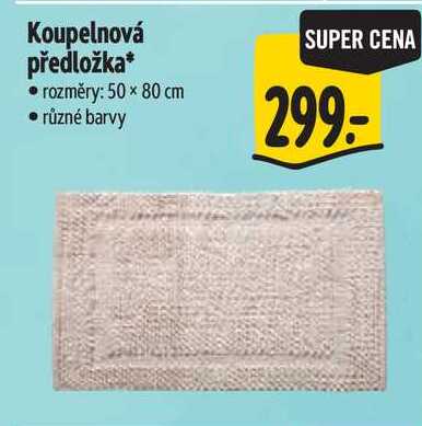 Koupelnová předložka