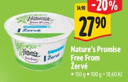 Nature's Promise Free From Žervé, 150 g