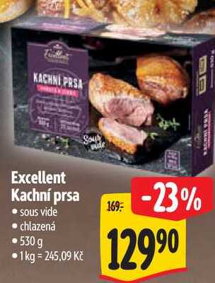 Excellent Kachní prsa, 530 g  