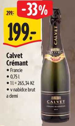 Calvet Crémant, 0,75 l