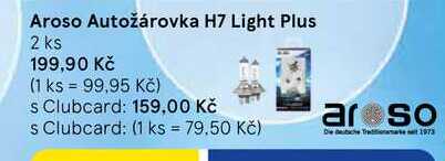 Aroso Autožárovka H7 Light Plus, 2 ks