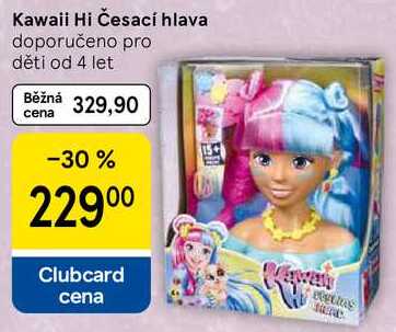 Kawaii Hi Česací hlava Tesco