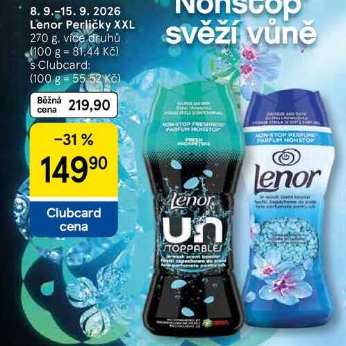 Lenor Perličky XXL, 270 g