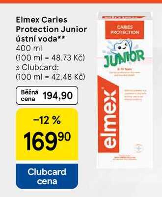Elmex Caries Protection Junior ústní voda, 400 ml 