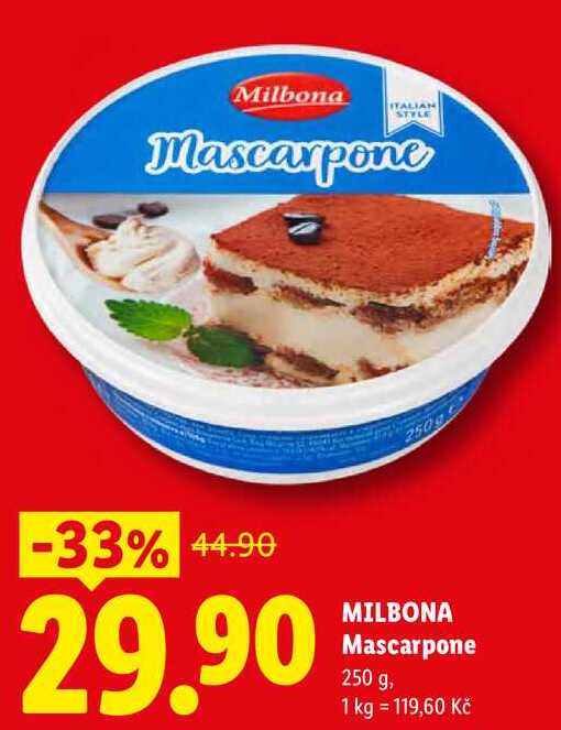 MILBONA Mascarpone, 250 g