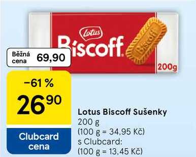 Lotus Biscoff Sušenky, 200 g