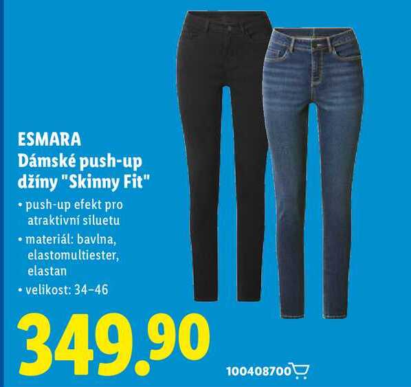 ESMARA Dámské push-up džíny "Skinny Fit"