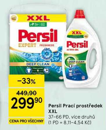 Persil Prací prostředek XXL, 37-66 PD, více druhů Tesco