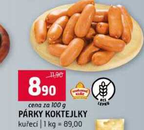 PÁRKY KOKTEJLKY 100g