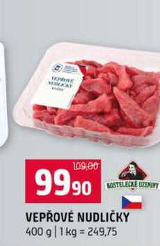 KOSTELECKE ZENIN VEPŘOVÉ NUDLIČKY 400 g 