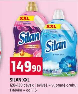 SILAN XXL 126-130 dávek aviváž vybrané druhy