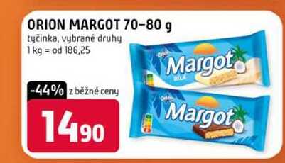 ORION MARGOT 70-80 g tyčinka, vybrané druhy