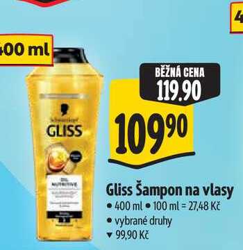 Gliss Šampon na vlasy 400 ml Albert