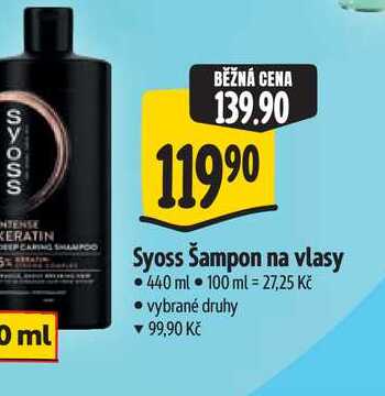 Syoss Šampon na vlasy 440 ml