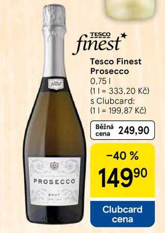 Tesco Finest Prosecco, 0.75 l