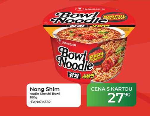 Nong Shim nudle Kimchi Bowl 100g