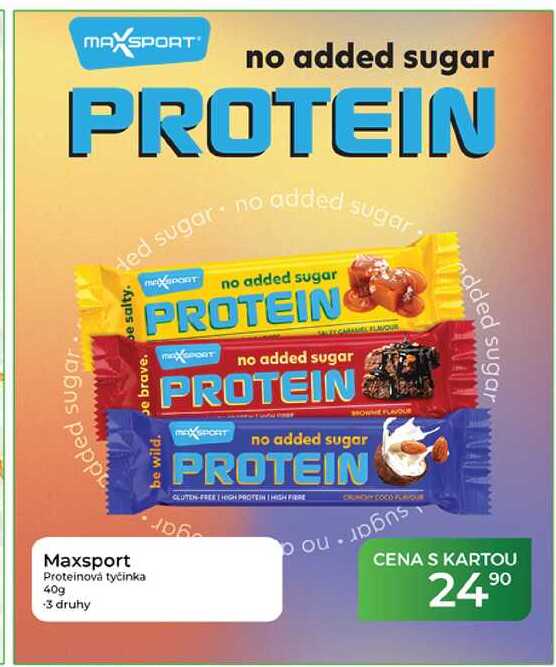 Maxsport Proteinová tyčinka 40g