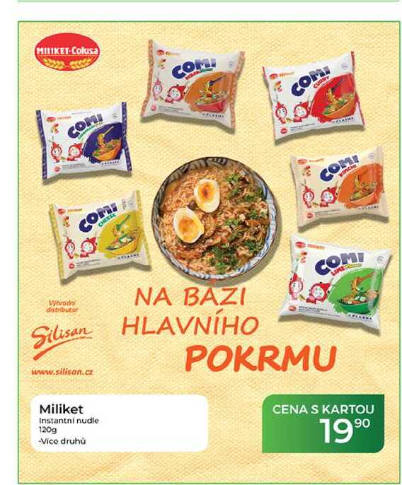 Miliket Instantní nudle 120g