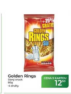 Golden Rings Slaný snack 80g