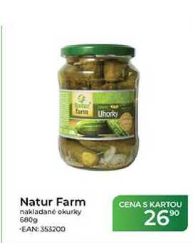 Natur Farm nakládané okurky 680g